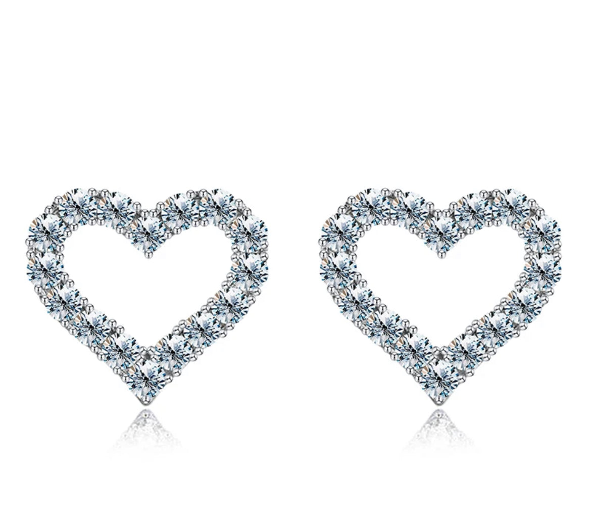 Heart Studs