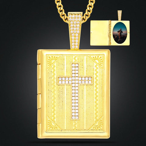 Cross Photo Pendant