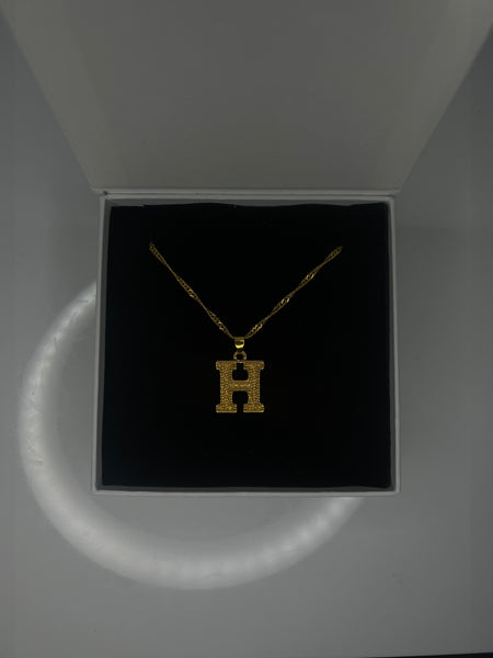 Kids Unisex Initial Necklace